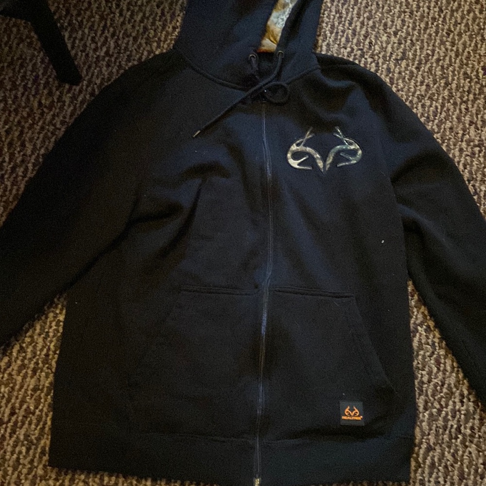 BRAND NEW REAL TREE ZIP UP HOODIE